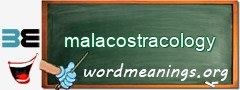 WordMeaning blackboard for malacostracology